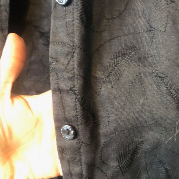 Long Sleeve Elegant Vintage Women's Fitted Black Cardigan Size S Button-Up - Picture 4 of 9